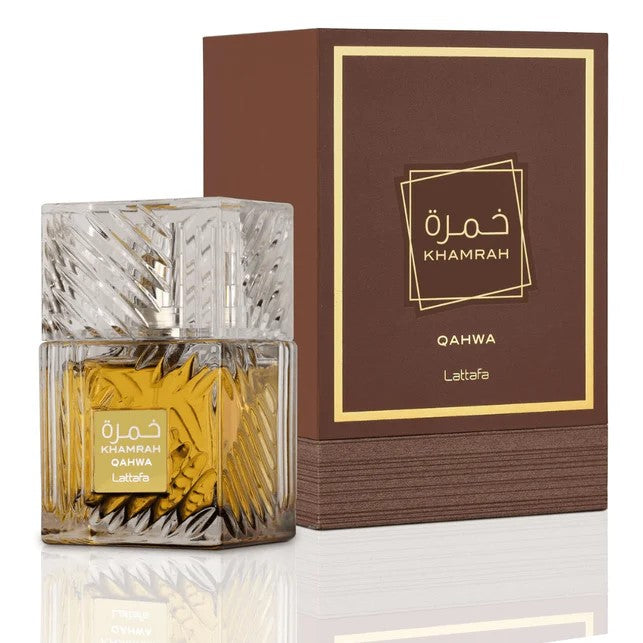 Lattafa Khamrah Qahwa Eau de Parfum 100 ml bottle