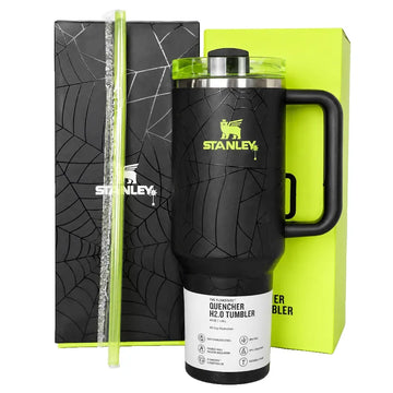 Stanley Halloween Web Glow H2.0 40oz Tumbler Limited Edition New Free Shipping