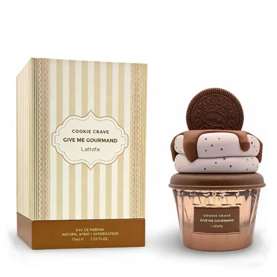Lattafa Cookie Crave Give Me Gourmand Eau de Parfum 75 ml bottle