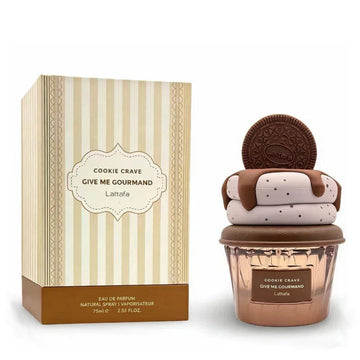 Lattafa Cookie Crave Give Me Gourmand Eau de Parfum 75 ml bottle