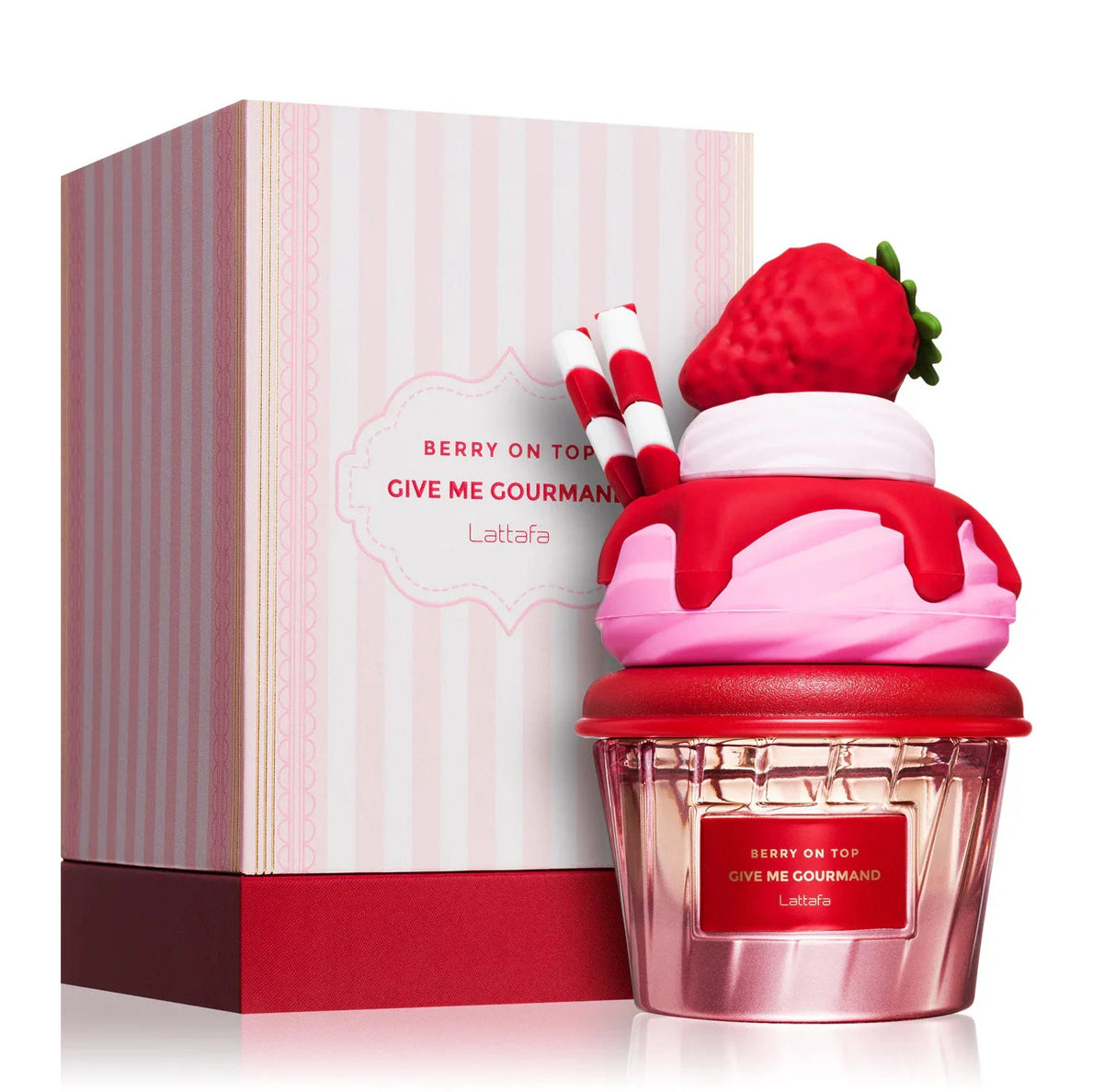 Lattafa Berry On Top Give Me Gourmand Eau de Parfum 75 ml bottle