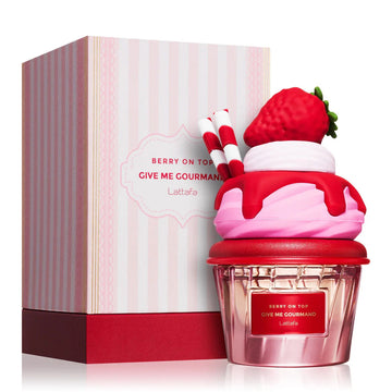 Lattafa Berry On Top Give Me Gourmand Eau de Parfum 75 ml bottle