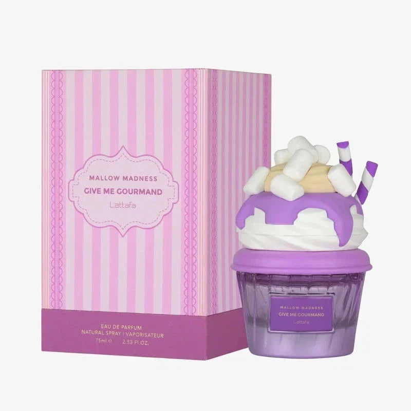 Lattafa Mallow Madness Give Me Gourmand Eau de Parfum 75 ml bottle