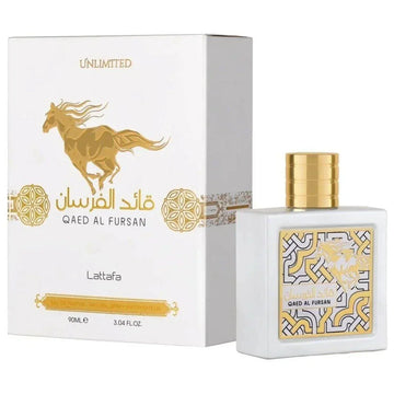 Lattafa Qaed Al Fursan Unlimited Eau de Parfum 90 ml bottle