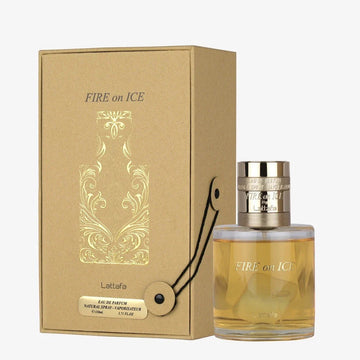 Lattafa Fire On Ice Eau de Parfum 110 ml bottle