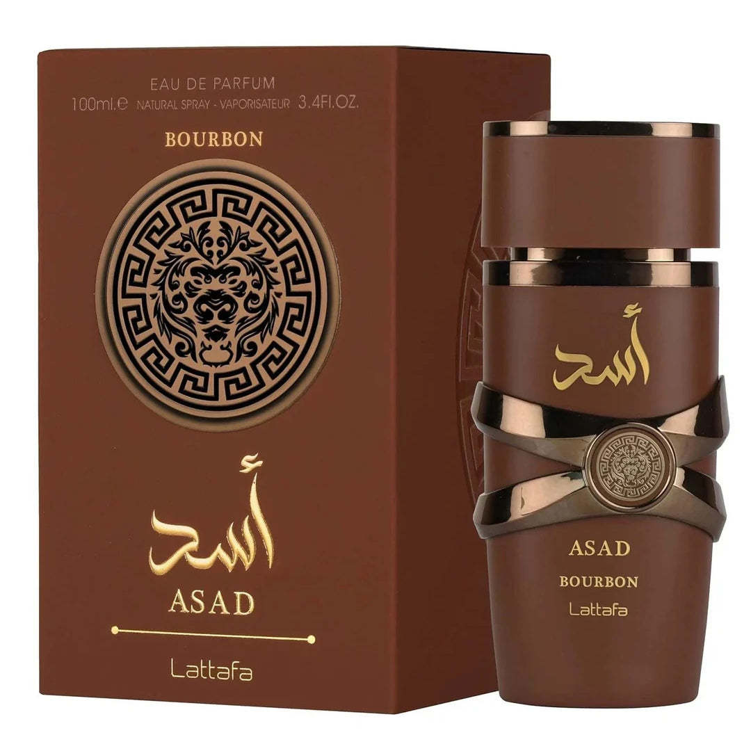 Lattafa Asad Bourbon Eau de Parfum 100 ml bottle