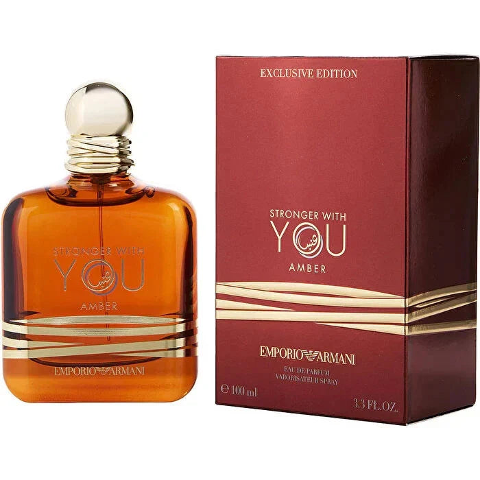 Emporio Armani Stronger With You Amber Eau de Parfum 100 ml bottle